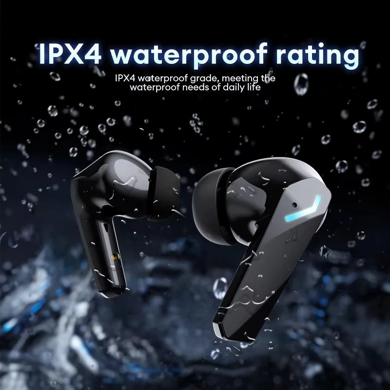 New XT53 Wireless Upgrade Bluetooth 5.4 Earphones LED Digital Display Waterproof Headphones Low Latency Gaming Earbuds