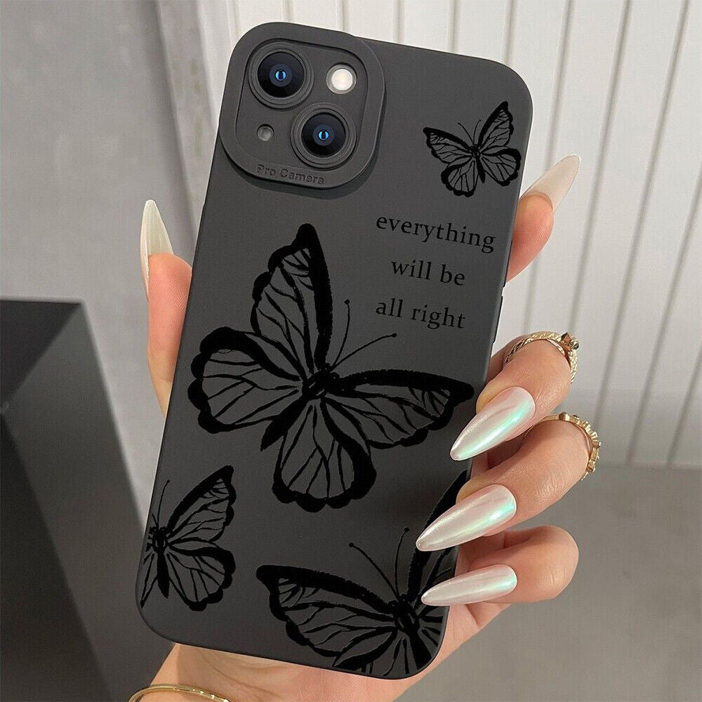 Cool Case for Iphone 16 15 Pro Max 14 13 12 XR Shockproof Silicone Matte Cover