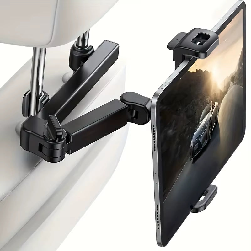 Car Tablet Holder Headrest Tablet Mount Headrest Stand Cradle Compatible with Devices for Cell Phones and Tablets