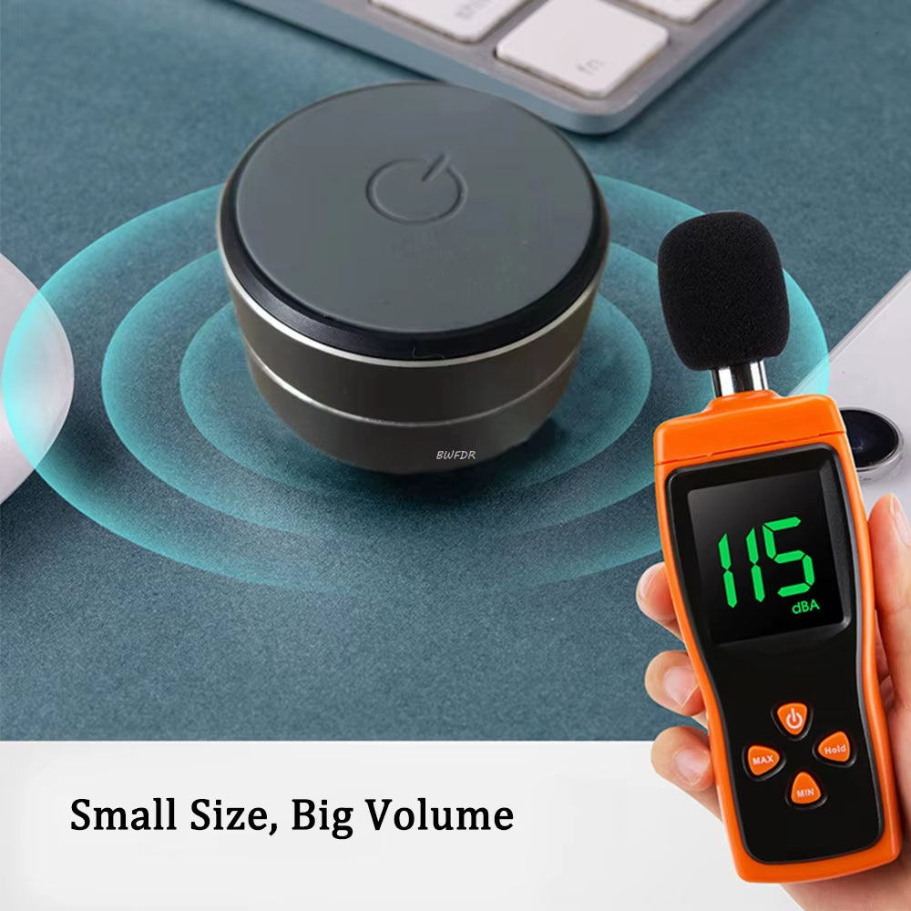 Mini Bone Conduction Speaker Vibration Stereo Audio Digital TWS Wireless Bluetooth Speakers Dropshipping Portable Metal Speaker