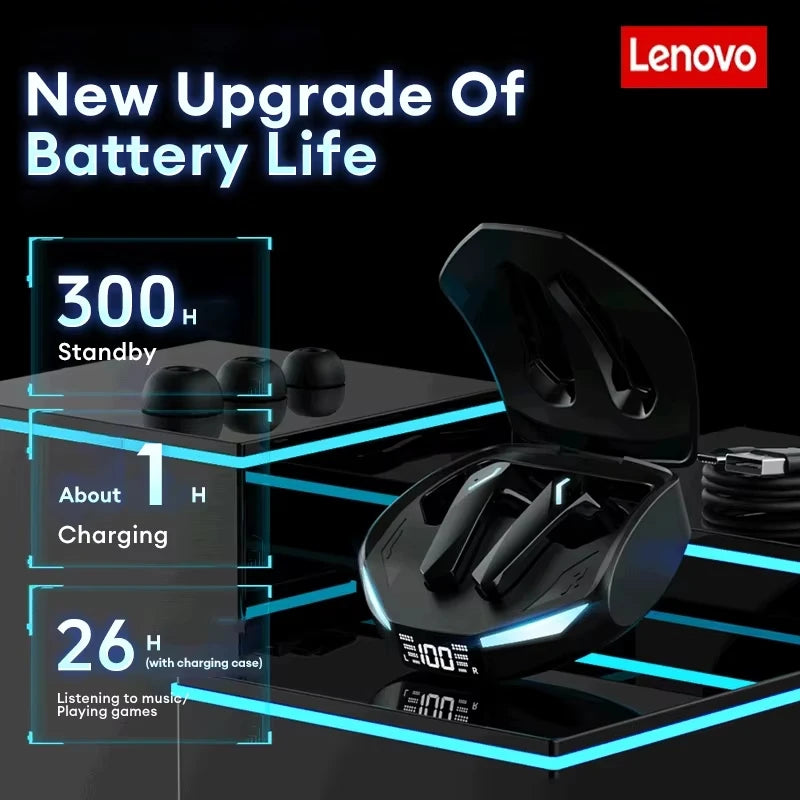 New XT53 Wireless Upgrade Bluetooth 5.4 Earphones LED Digital Display Waterproof Headphones Low Latency Gaming Earbuds