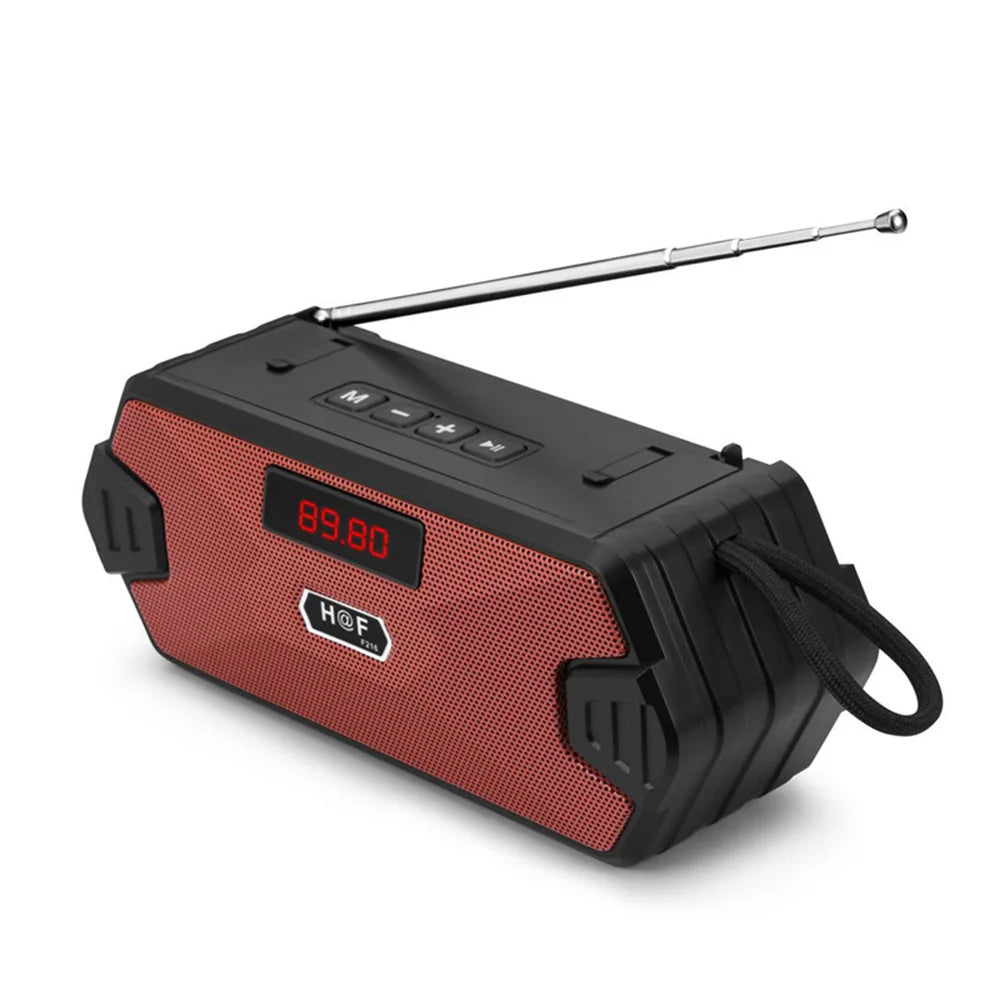 Mini Portable Wireless Speaker Bluetooth-Compatible Bass Subwoofer Column Support TF Card USB Speakers FM Receiver/Radio with FM