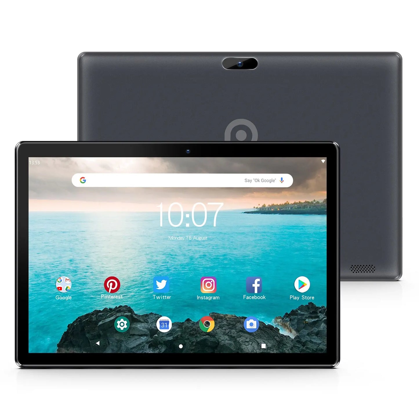 10 Inch Tablet PC with SIM Slot Android 13 64 GB Quad Core Touch Screen Wifi GPS Support 3G Phone Call