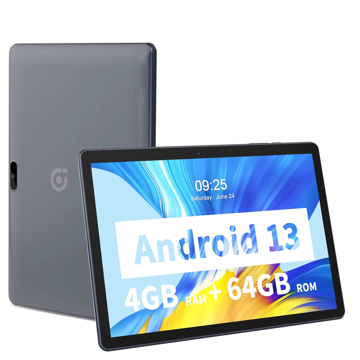 10 Inch Tablet PC with SIM Slot Android 13 64 GB Quad Core Touch Screen Wifi GPS Support 3G Phone Call