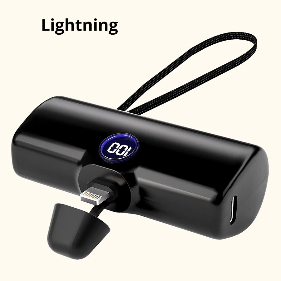 Liboer Fast Charging Portable Power Bank LED Display Mobile External Battery for Iphone Samsung Xiaomi OPPO Compact Powerbank