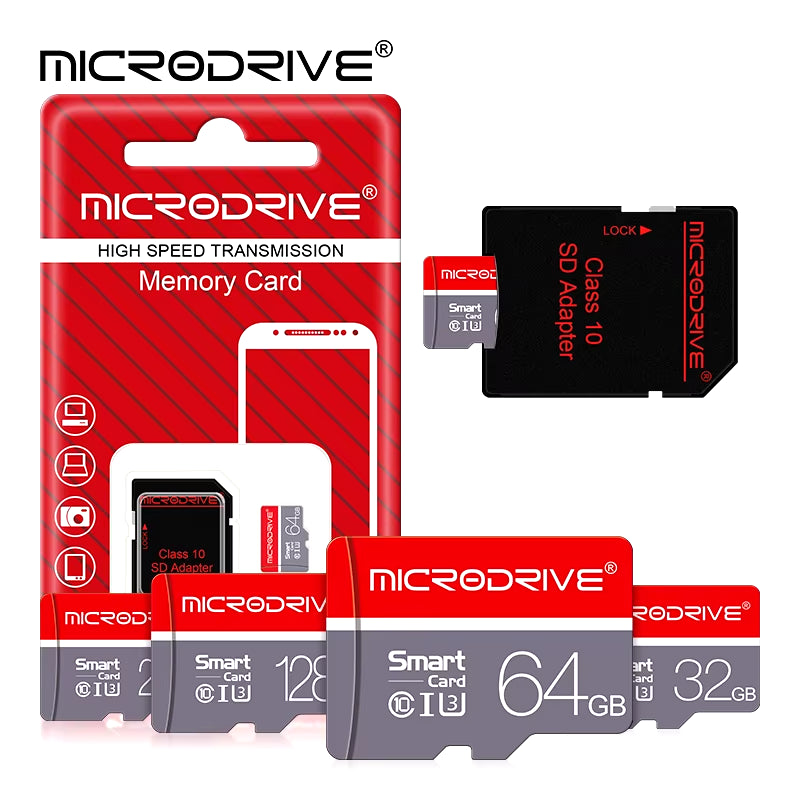 High Speed Mini SD Memory Card 256GB Class 10 Micro TF Flash Usb Pen Drive Card 4GB 8GB 16GB 32GB 64GB 128GB for Smartphone