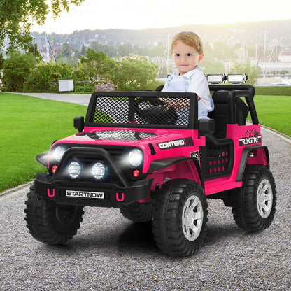 2-Seat Kids Ride on Truck with Parent Remote Control