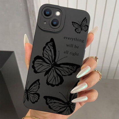 Cool Case for Iphone 16 15 Pro Max 14 13 12 XR Shockproof Silicone Matte Cover