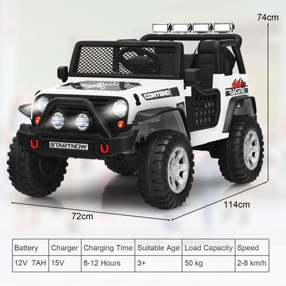 2-Seat Kids Ride on Truck with Parent Remote Control