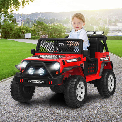 2-Seat Kids Ride on Truck with Parent Remote Control