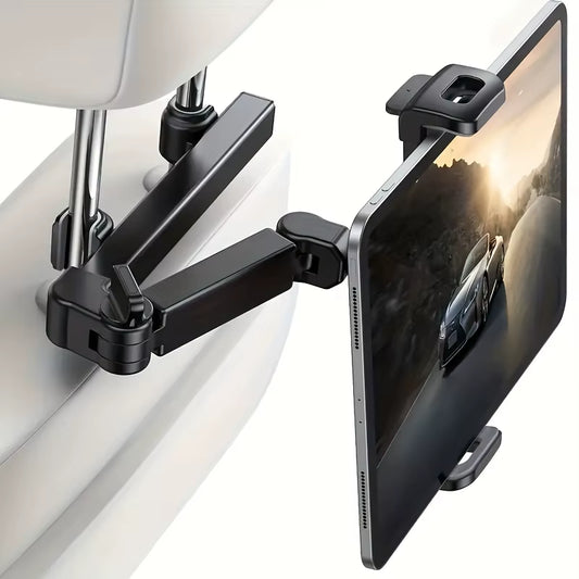 Car Tablet Holder Headrest Tablet Mount Headrest Stand Cradle Compatible with Devices for Cell Phones and Tablets