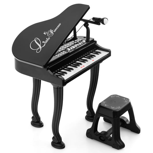 37-Key Kids Piano Keyboards with Microphone and Teaching Mode