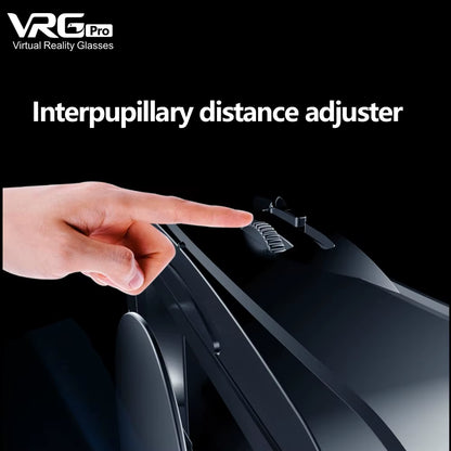 VRG Pro VR Glasses Virtual Reality Headset Devices Viar 3D Helmet Goggles Lenses Smart for Smartphone Cell Phone Game Mobile Set