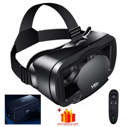 VRG Pro VR Glasses Virtual Reality Headset Devices Viar 3D Helmet Goggles Lenses Smart for Smartphone Cell Phone Game Mobile Set