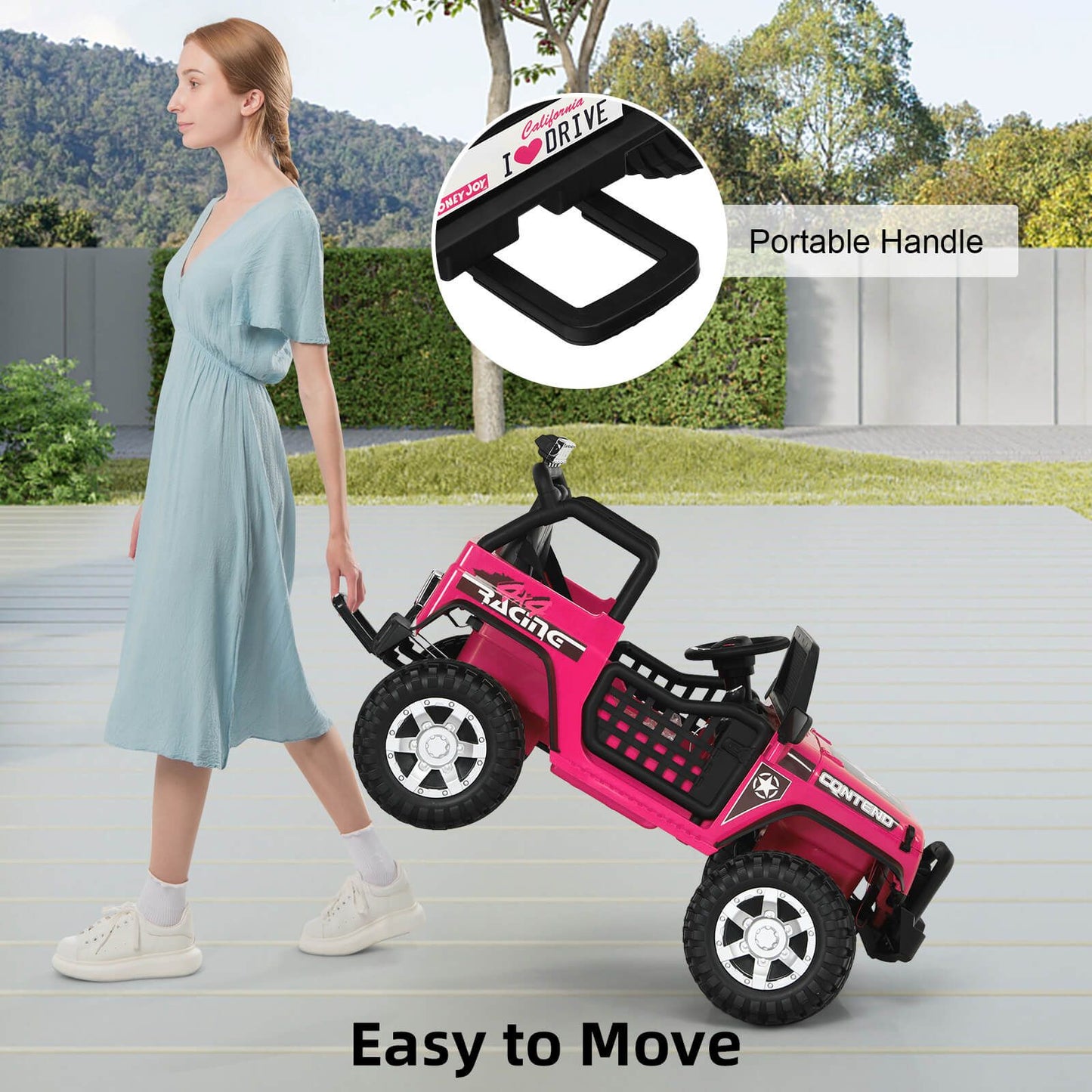 2-Seat Kids Ride on Truck with Parent Remote Control