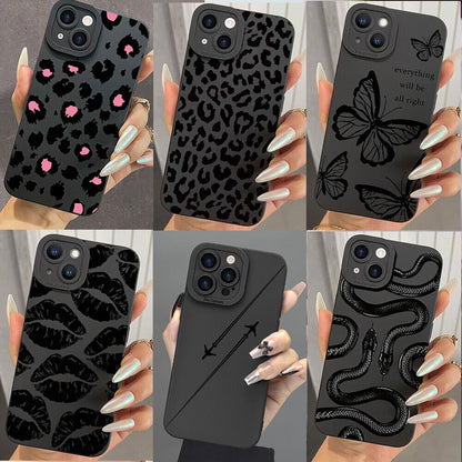Cool Case for Iphone 16 15 Pro Max 14 13 12 XR Shockproof Silicone Matte Cover