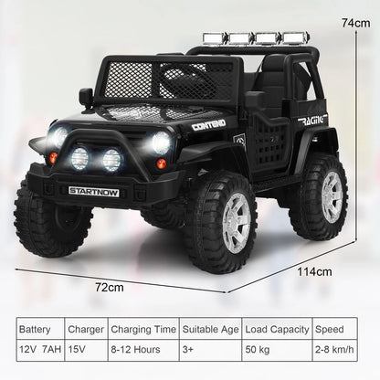 2-Seat Kids Ride on Truck with Parent Remote Control