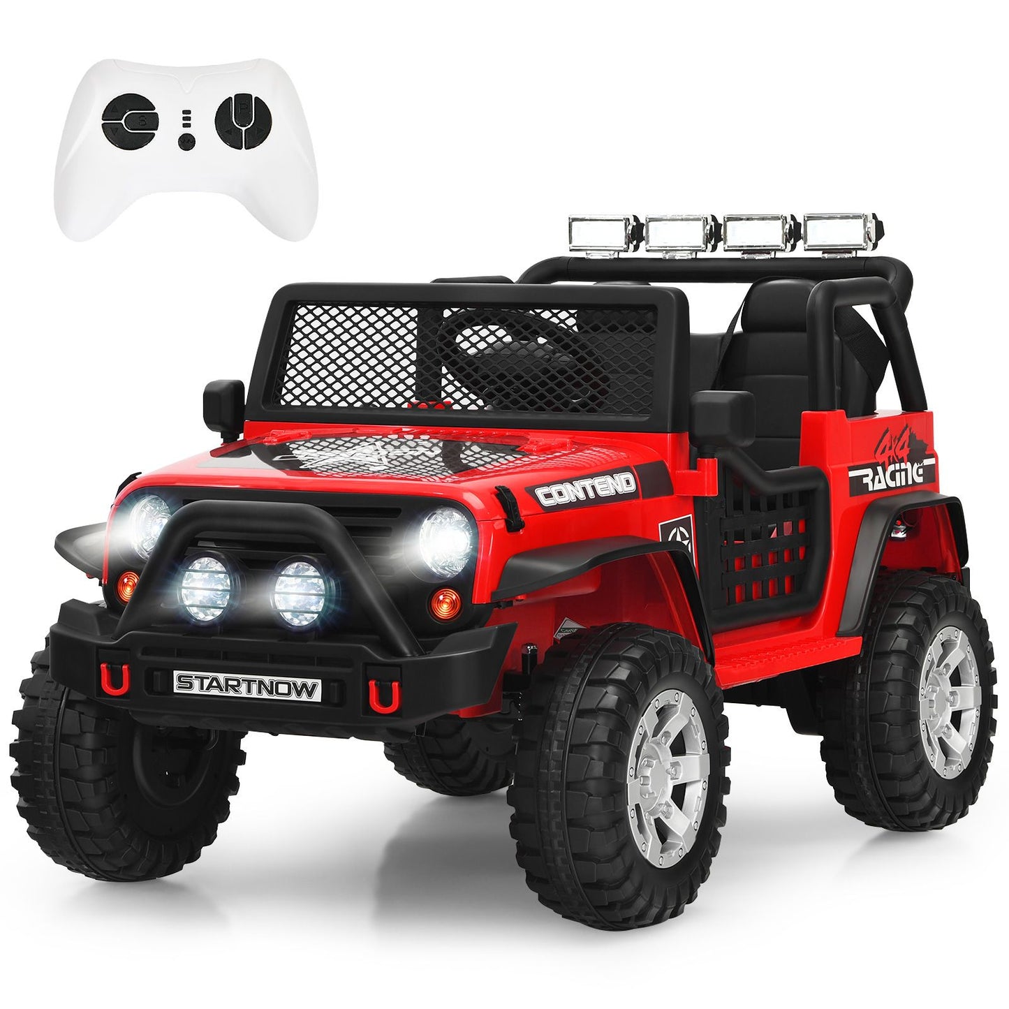 2-Seat Kids Ride on Truck with Parent Remote Control