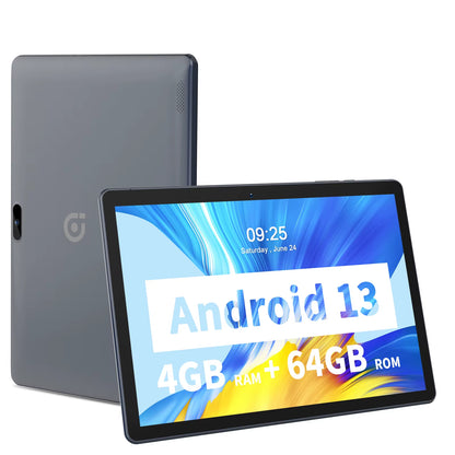 10 Inch Tablet PC with SIM Slot Android 13 64 GB Quad Core Touch Screen Wifi GPS Support 3G Phone Call