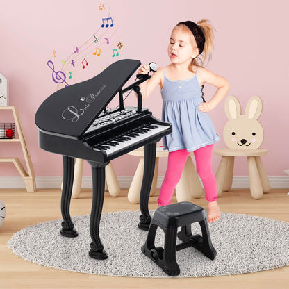 37-Key Kids Piano Keyboards with Microphone and Teaching Mode